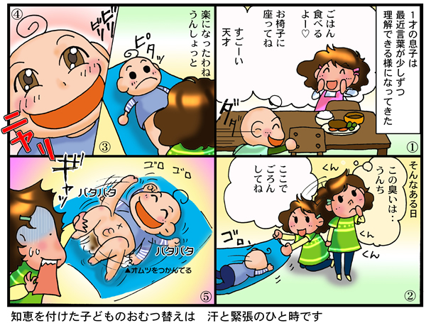 子育て4コマ体験談入選作品のマンガ化